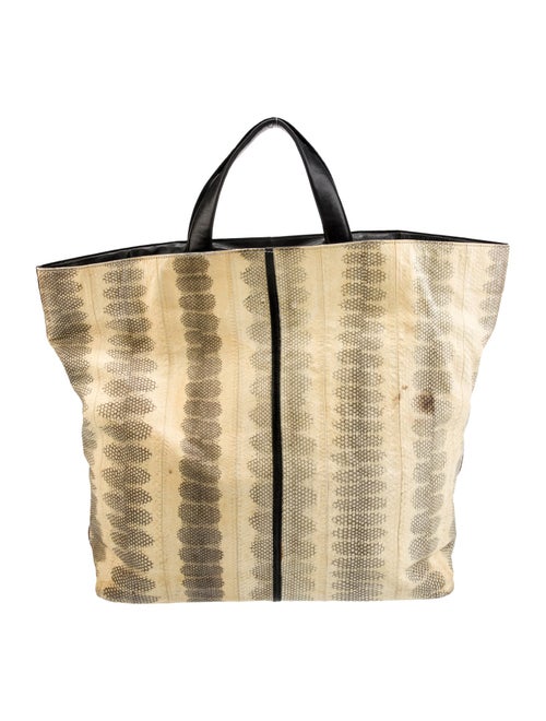 Devi Kroell Embossed Leather Tote