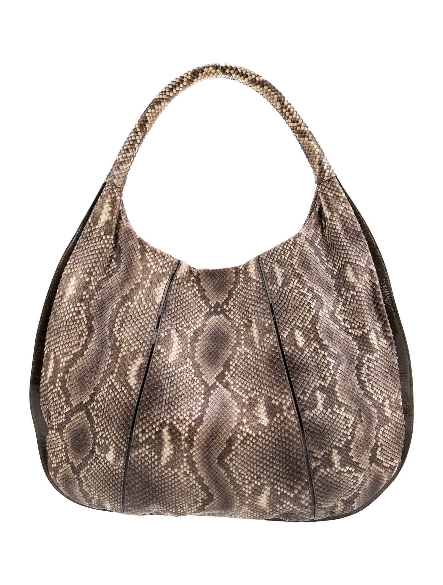 Devi Kroell Snakeskin Shoulder Bag