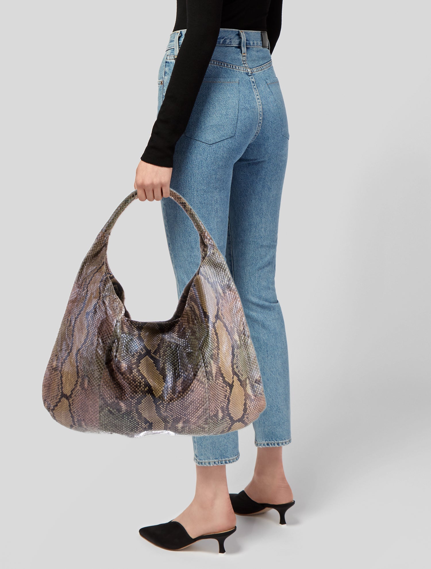 Devi Kroell Snakeskin Hobo