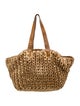 Devi Kroell Straw Shoulder Bag