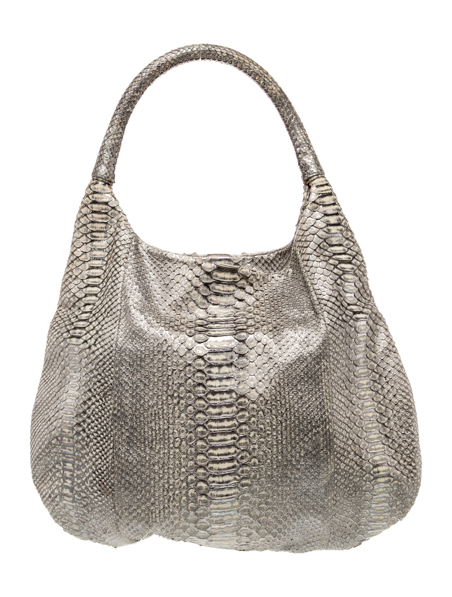 Devi Kroell Snakeskin Shoulder Bag