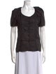 Devi Kroell Silk Scoop Neck T-Shirt