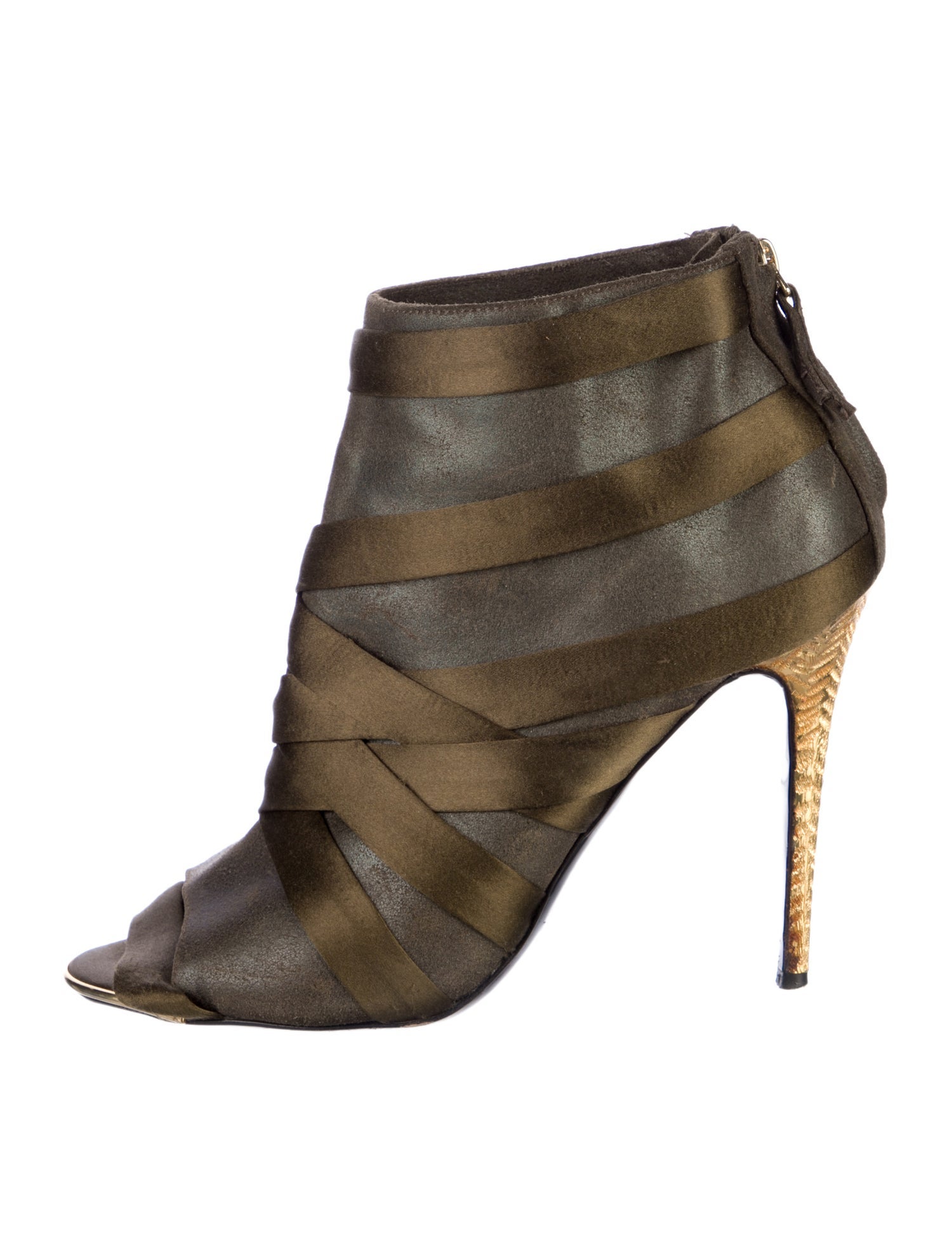 Devi Kroell Leather Animal Print Pumps