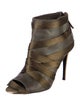 Devi Kroell Leather Animal Print Pumps
