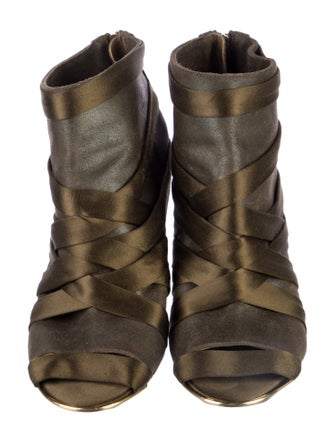 Devi Kroell Leather Animal Print Pumps