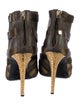 Devi Kroell Leather Animal Print Pumps