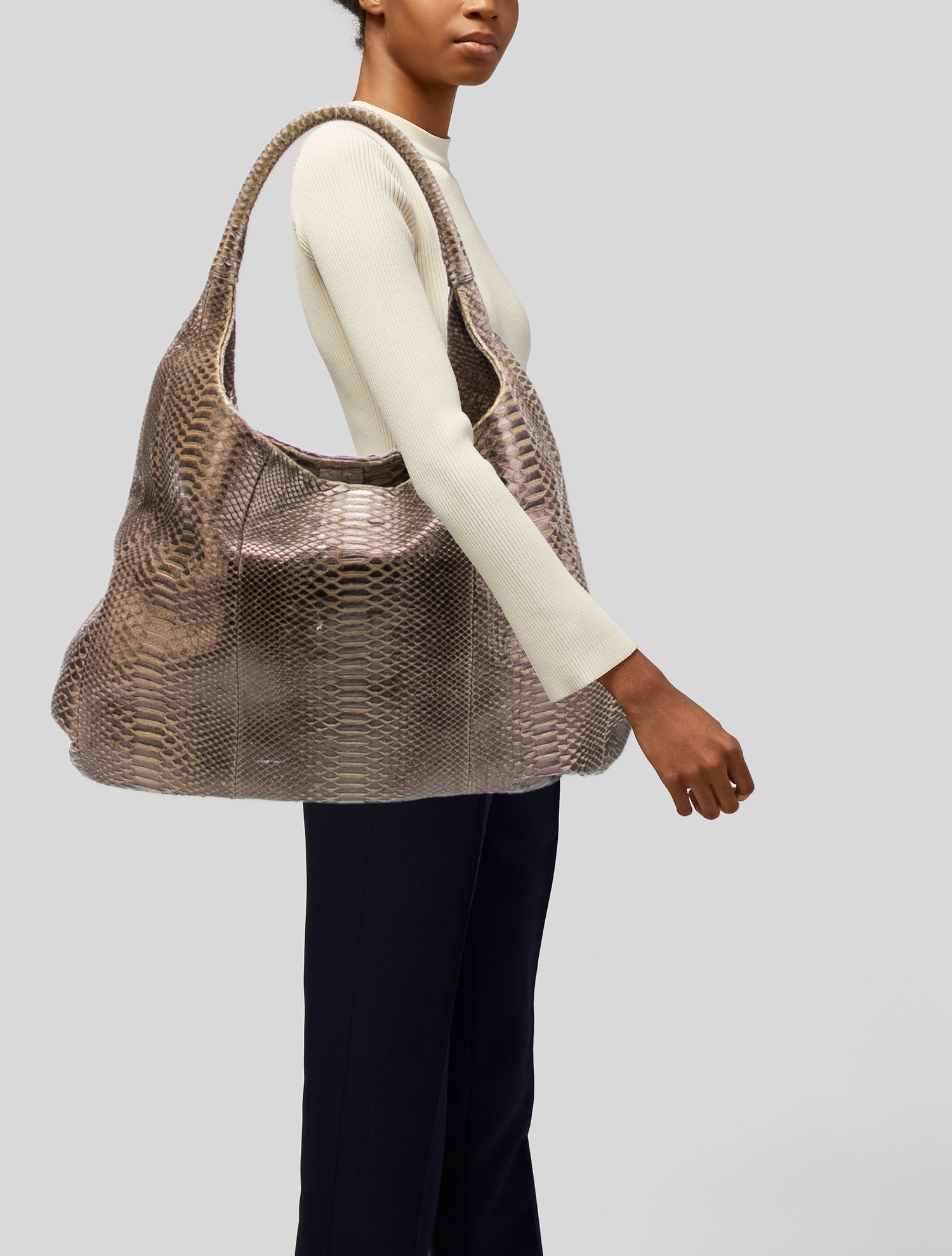 Devi Kroell Python Shoulder Bag