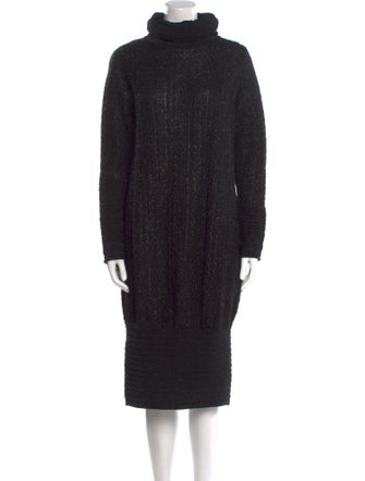 Devi Kroell Turtleneck Knee-Length Dress