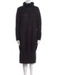 Devi Kroell Turtleneck Knee-Length Dress