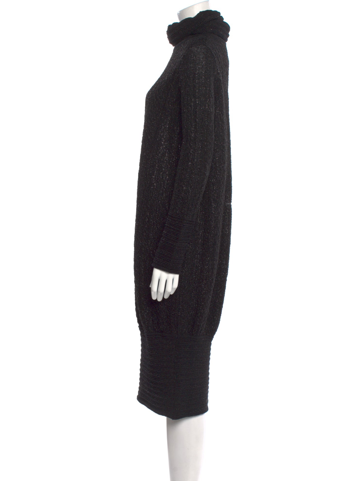 Devi Kroell Turtleneck Knee-Length Dress