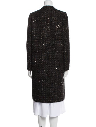 Devi Kroell Wool Tweed Pattern Coat