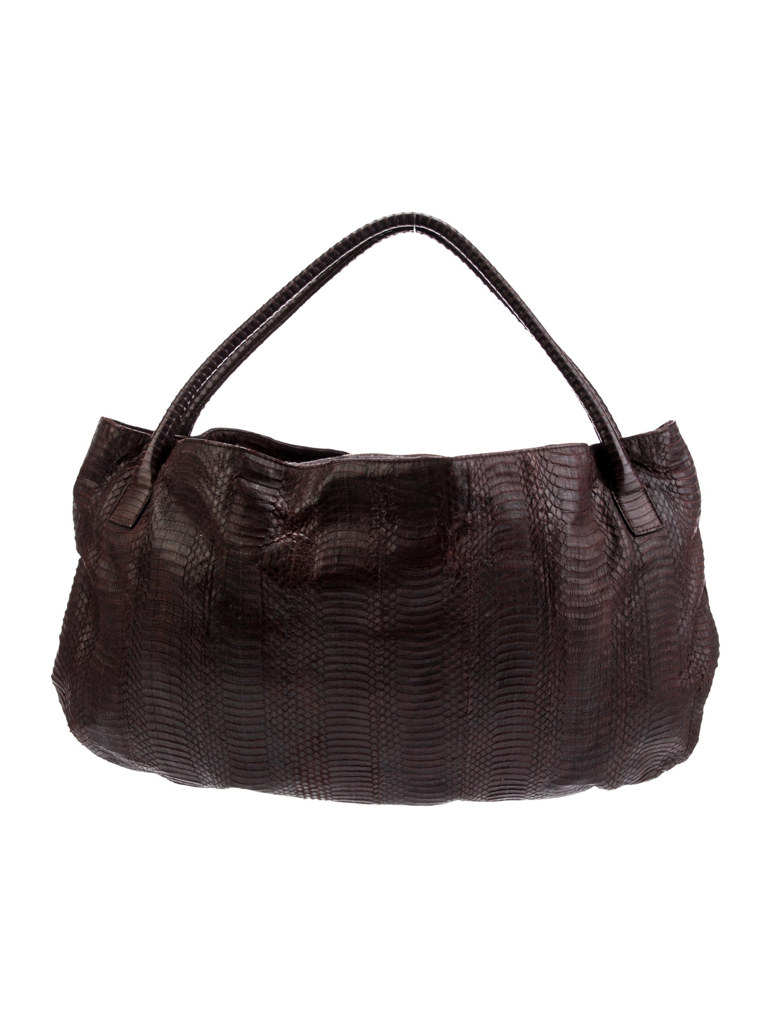 Devi Kroell Embossed Leather Shoulder Bag