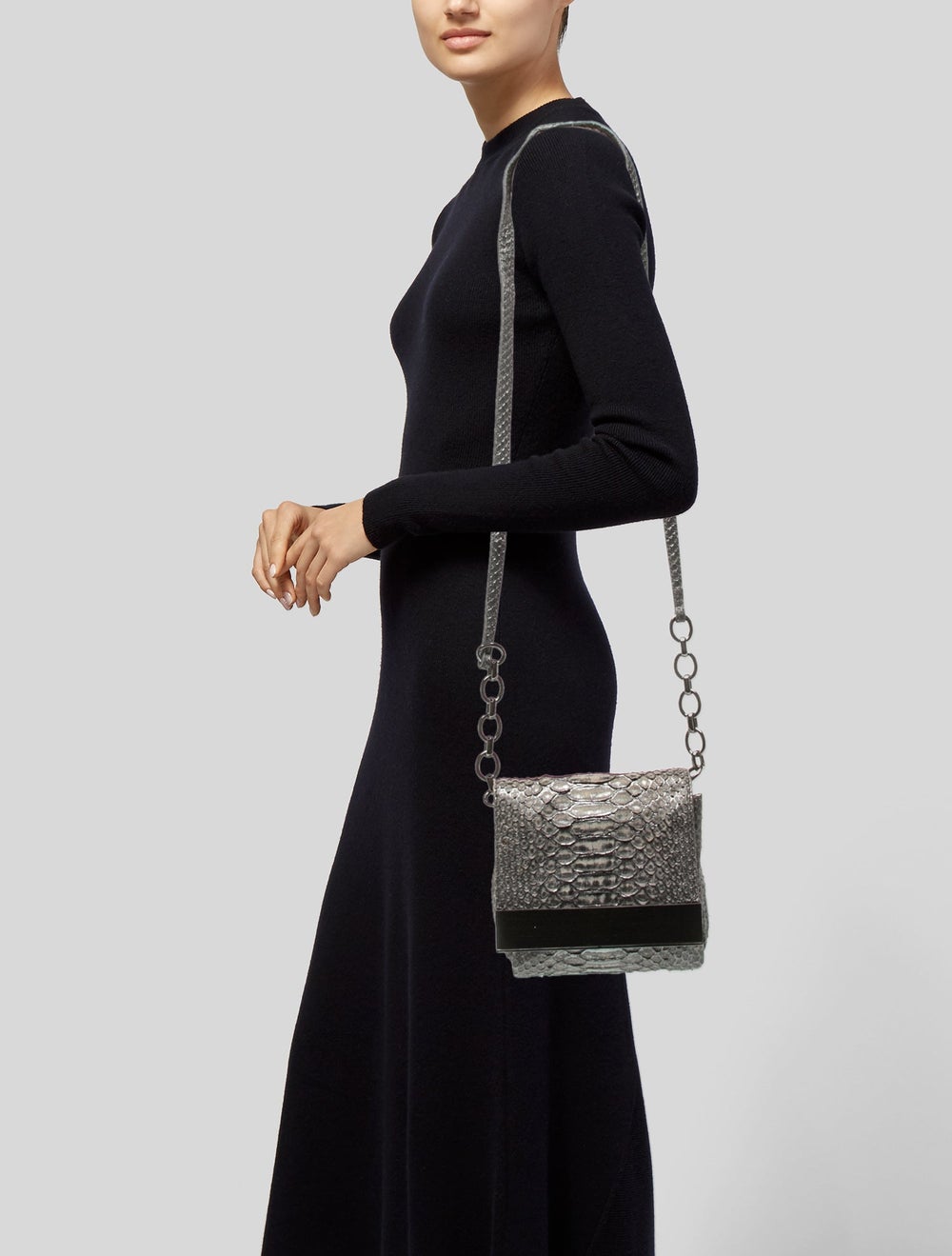 Devi Kroell Python Messenger Bag - image 2