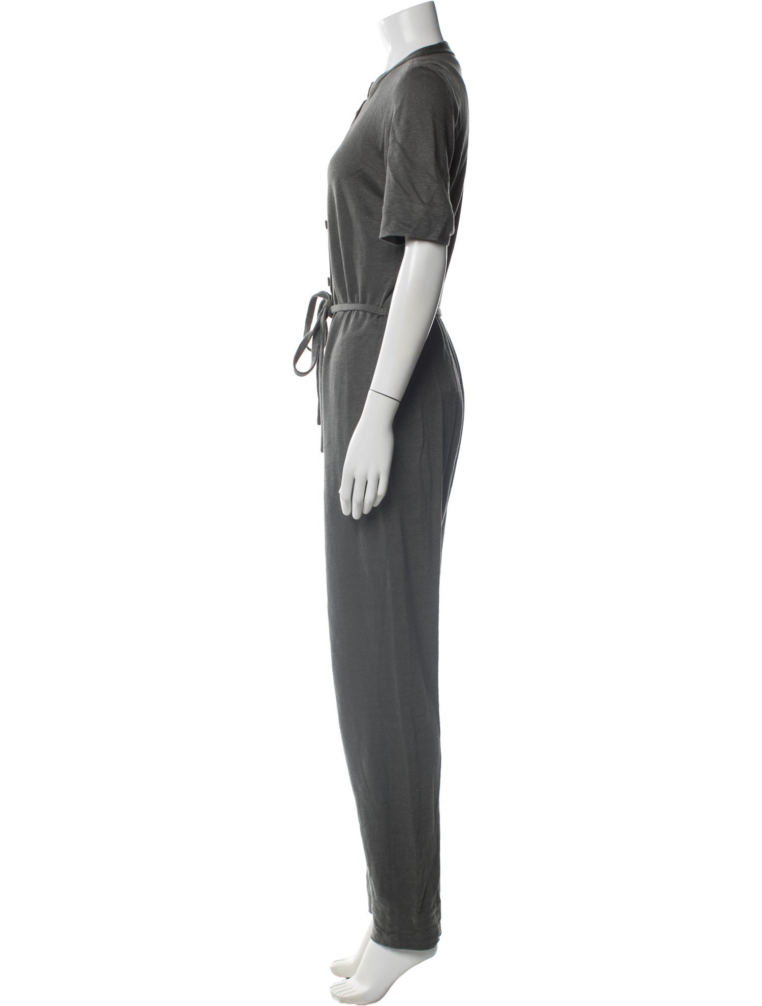 Devi Kroell Linen V-Neck Jumpsuit