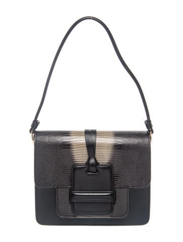 Pre-owned Devi Kroell Leather Shoulder Bag In Black