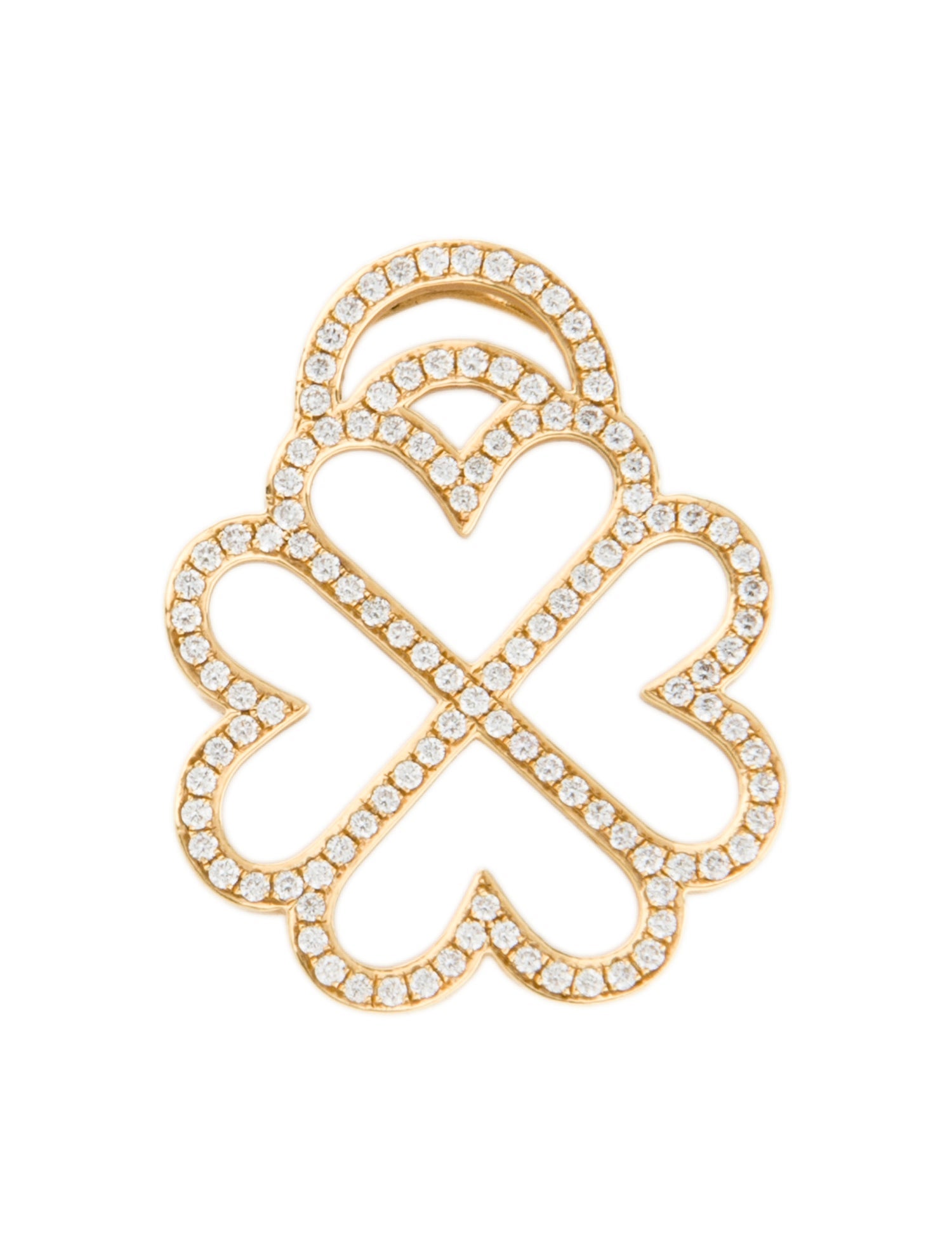 Devon Woodhill 18K Diamond Ithaca Clover Pendant