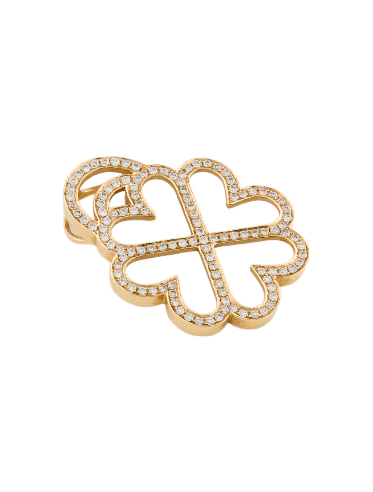 Devon Woodhill 18K Diamond Ithaca Clover Pendant