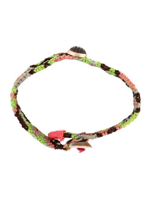 Dezso by Sara Beltran Shell & Smoky Quartz Bracelet