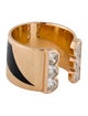 Dezso by Sara Beltran 18K Diamond & Enamel Deco Shark Ring