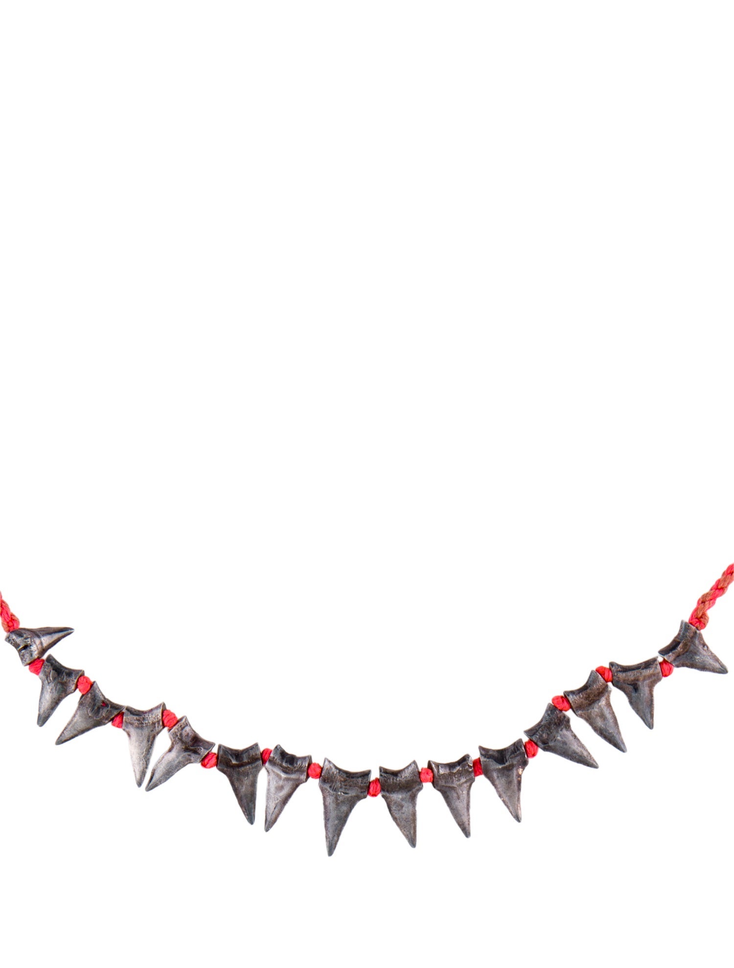 Dezso by Sara Beltran 'Shark Tooth Mexican Tassel' Collar Necklace