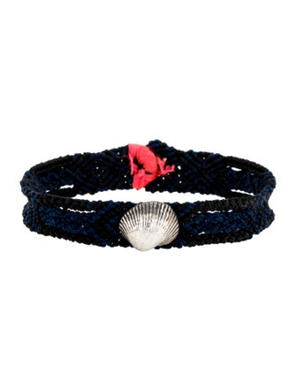 Dezso by Sara Beltran Shell & Nylon "Anadara" Mexican Bracelet