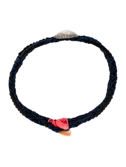 Dezso by Sara Beltran Shell & Nylon "Anadara" Mexican Bracelet