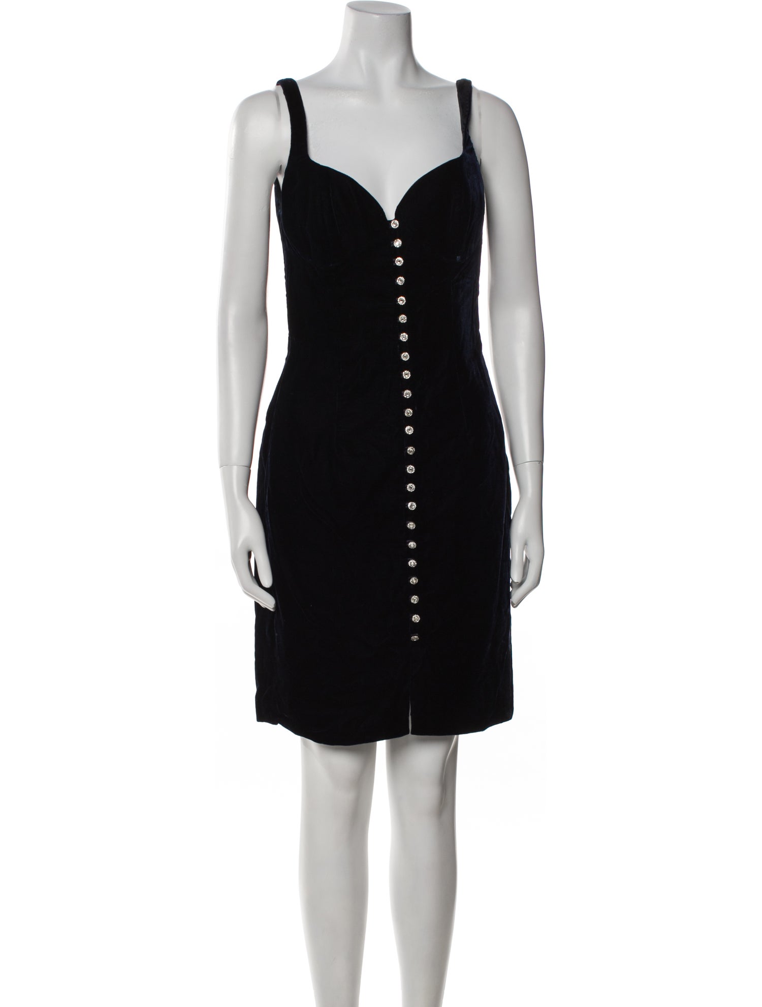 David Fielden V-Neck Mini Dress