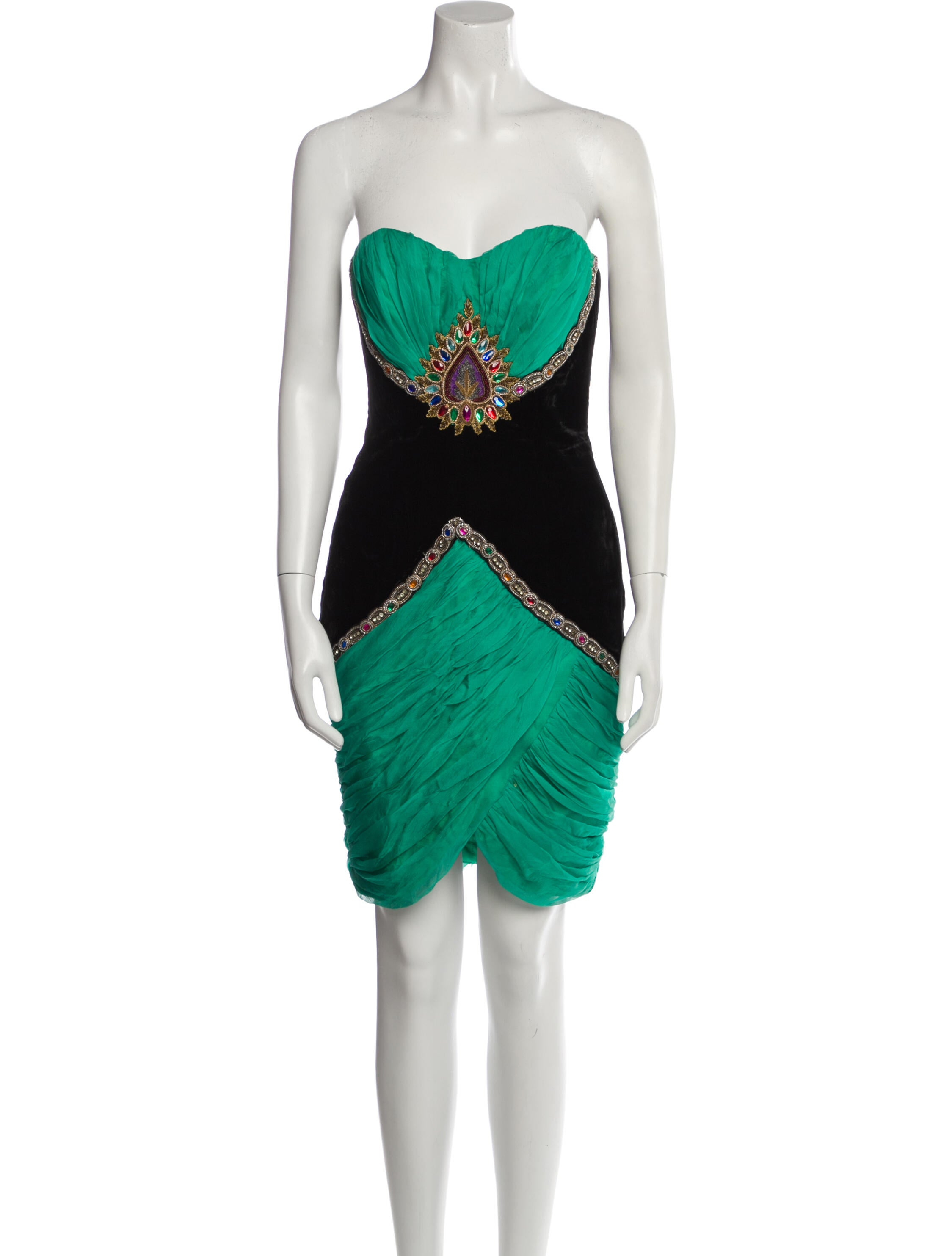 David Fielden Printed Mini Dress