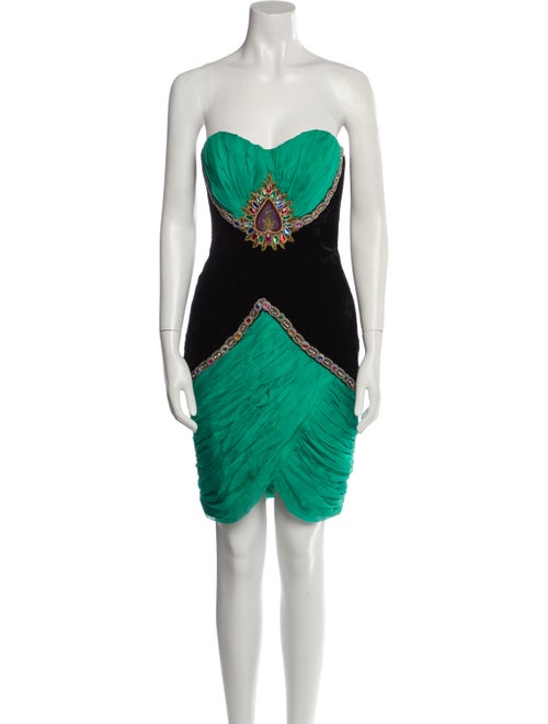 David Fielden Printed Mini Dress