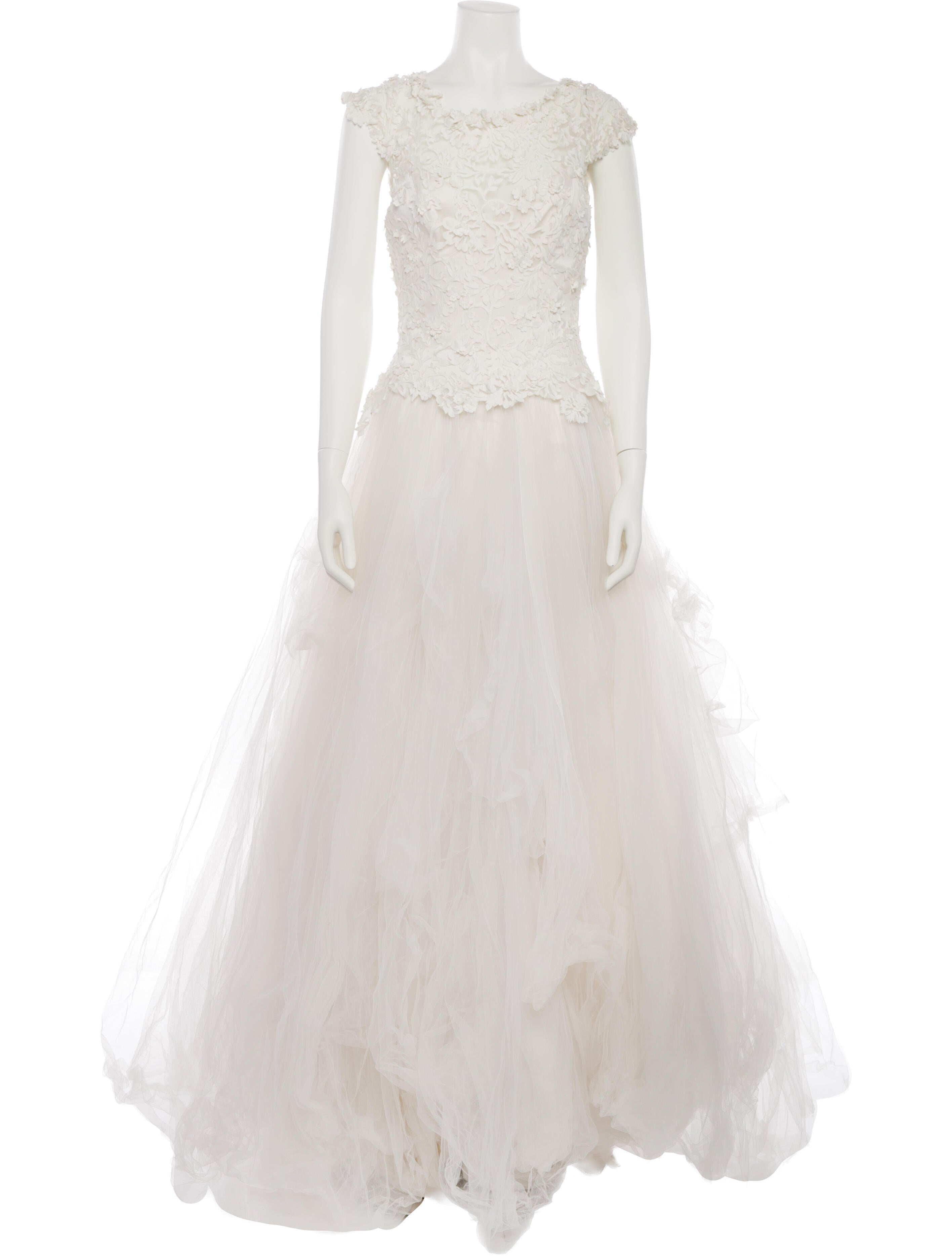 David Fielden Scoop Neck Long Dress