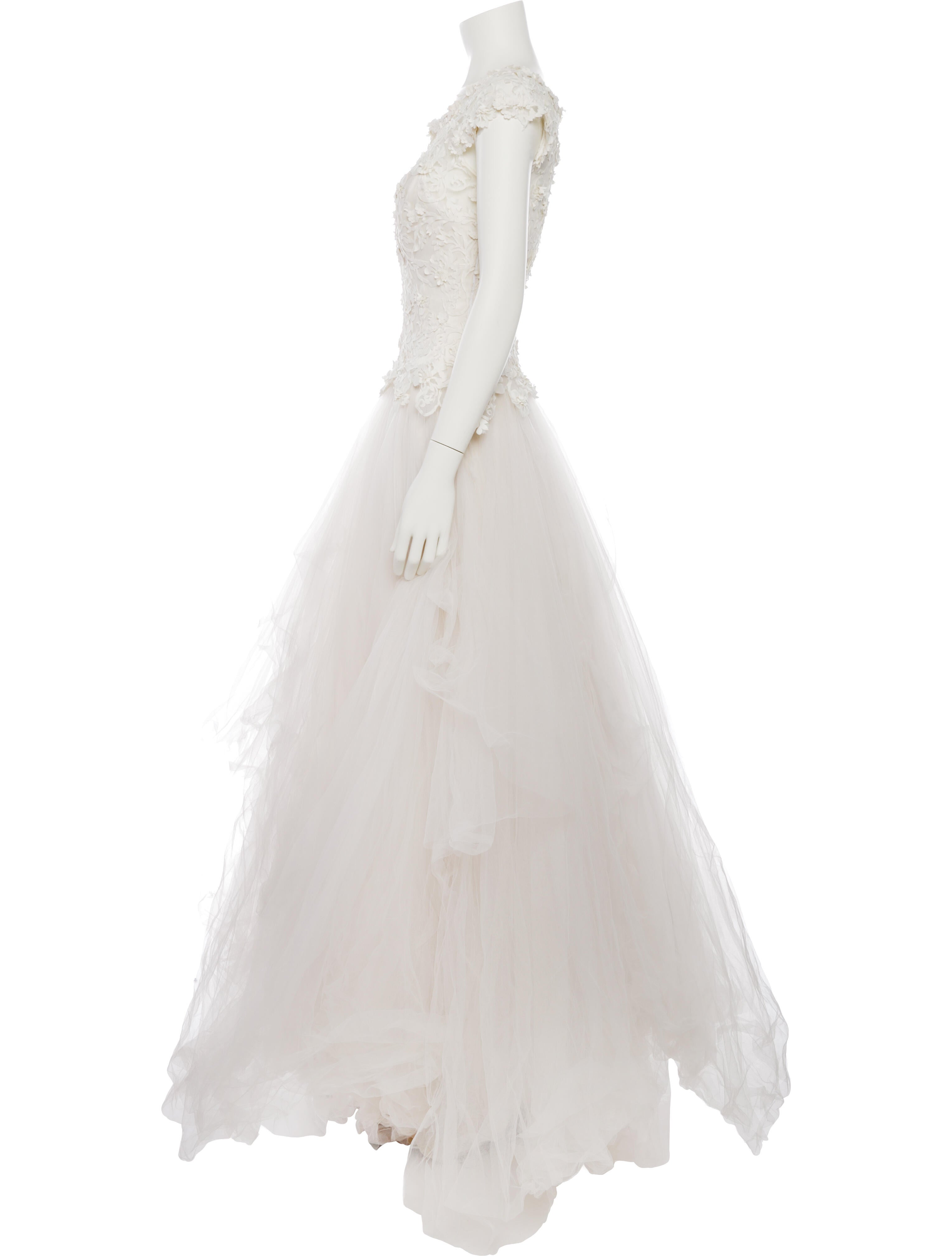 David Fielden Scoop Neck Long Dress