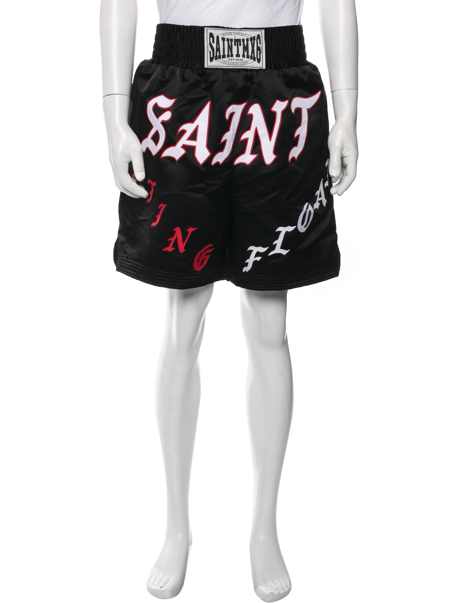 Saint MXXXXXX Graphic Print Jogger Shorts