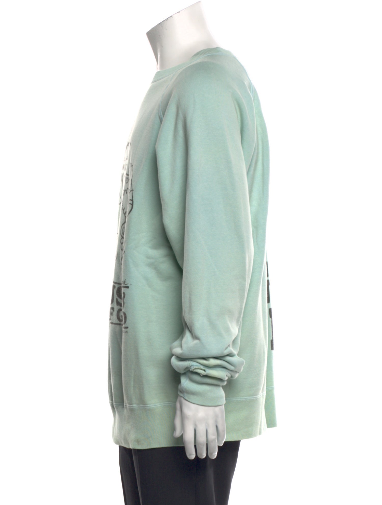 Saint MXXXXXX Graphic Print Crew Neck Sweatshirt