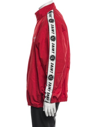 Saint MXXXXXX Graphic Print Windbreaker