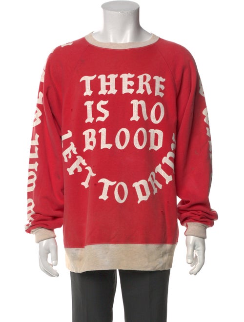 Saint Michael 'There Is No Blood' Graphic Print Pullover