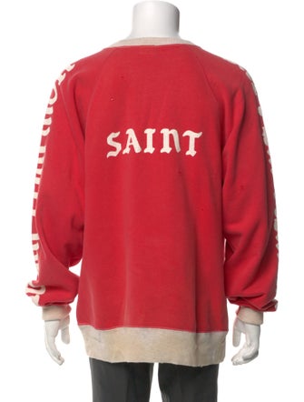 Saint Michael 'There Is No Blood' Graphic Print Pullover