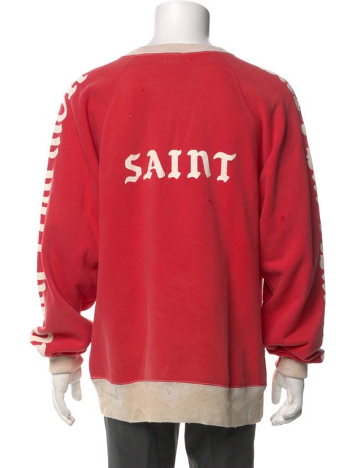 Saint Michael 'There Is No Blood' Graphic Print Pullover