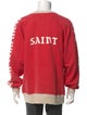 Saint Michael 'There Is No Blood' Graphic Print Pullover