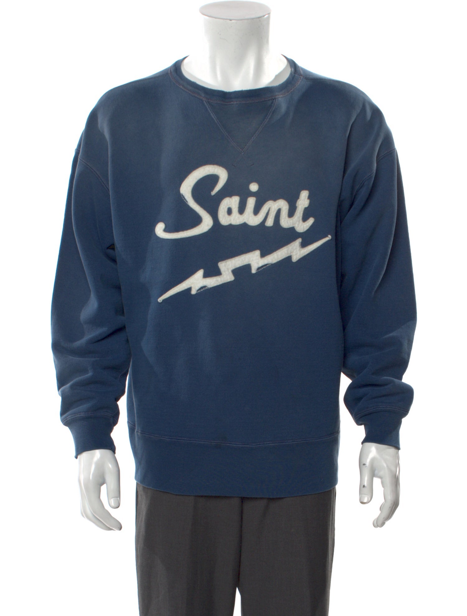 Saint MXXXXXX Graphic Print Crew Neck Sweatshirt