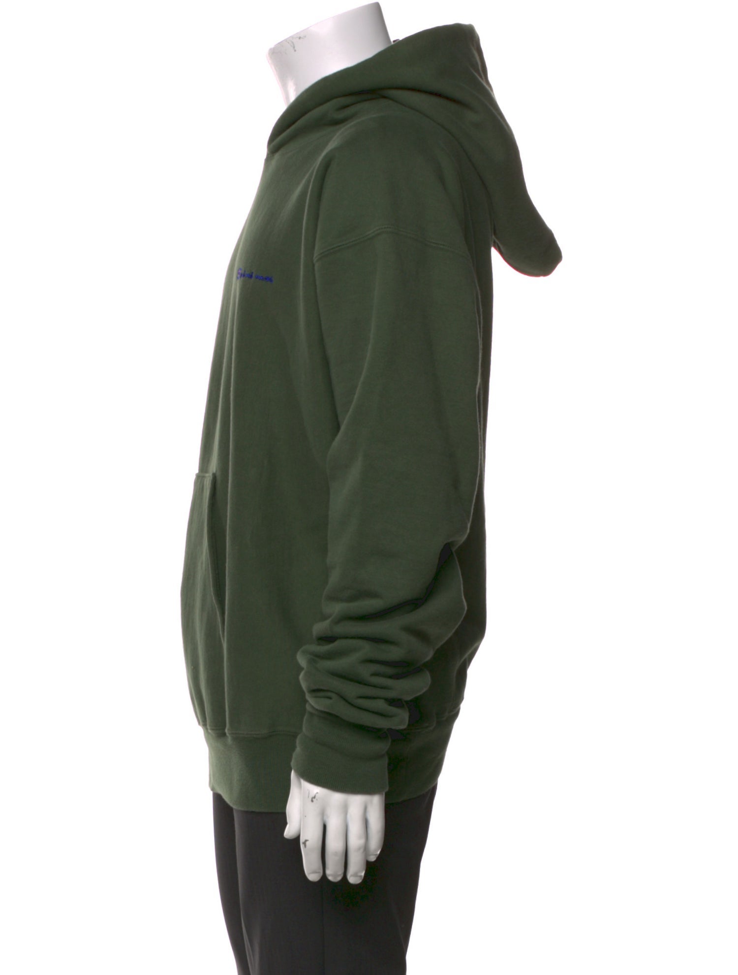 Saint MXXXXXX V-Neck Long Sleeve Hoodie