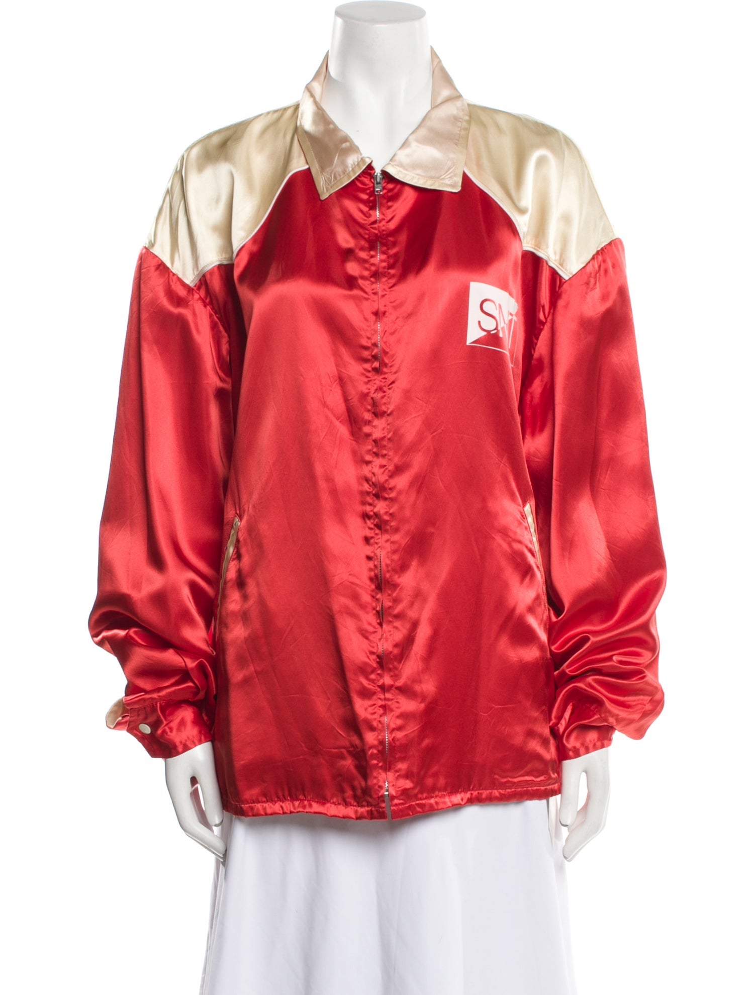 Saint MXXXXXX Western Silk Bomber Jacket