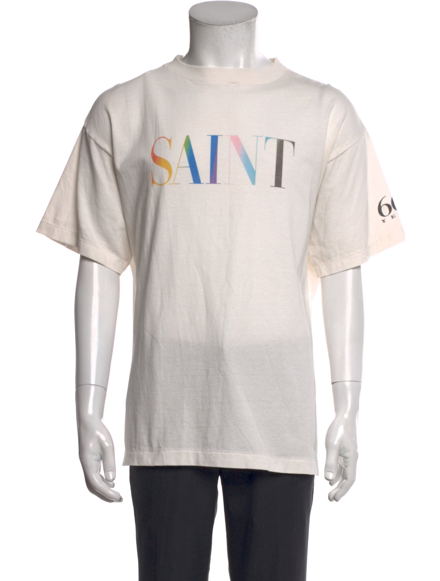 Saint MXXXXXX Rainbow Saint Graphic Print T-Shirt w/ Tags