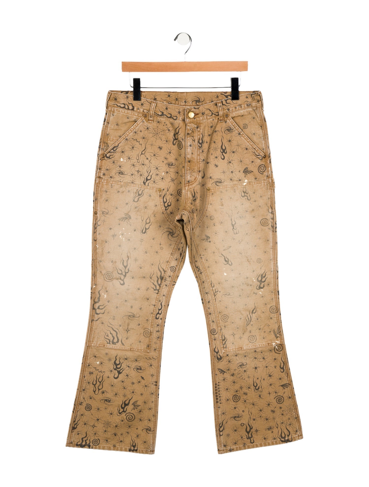 Saint MXXXXXX x Dr. Woo Double Knee Straight-Leg Jeans