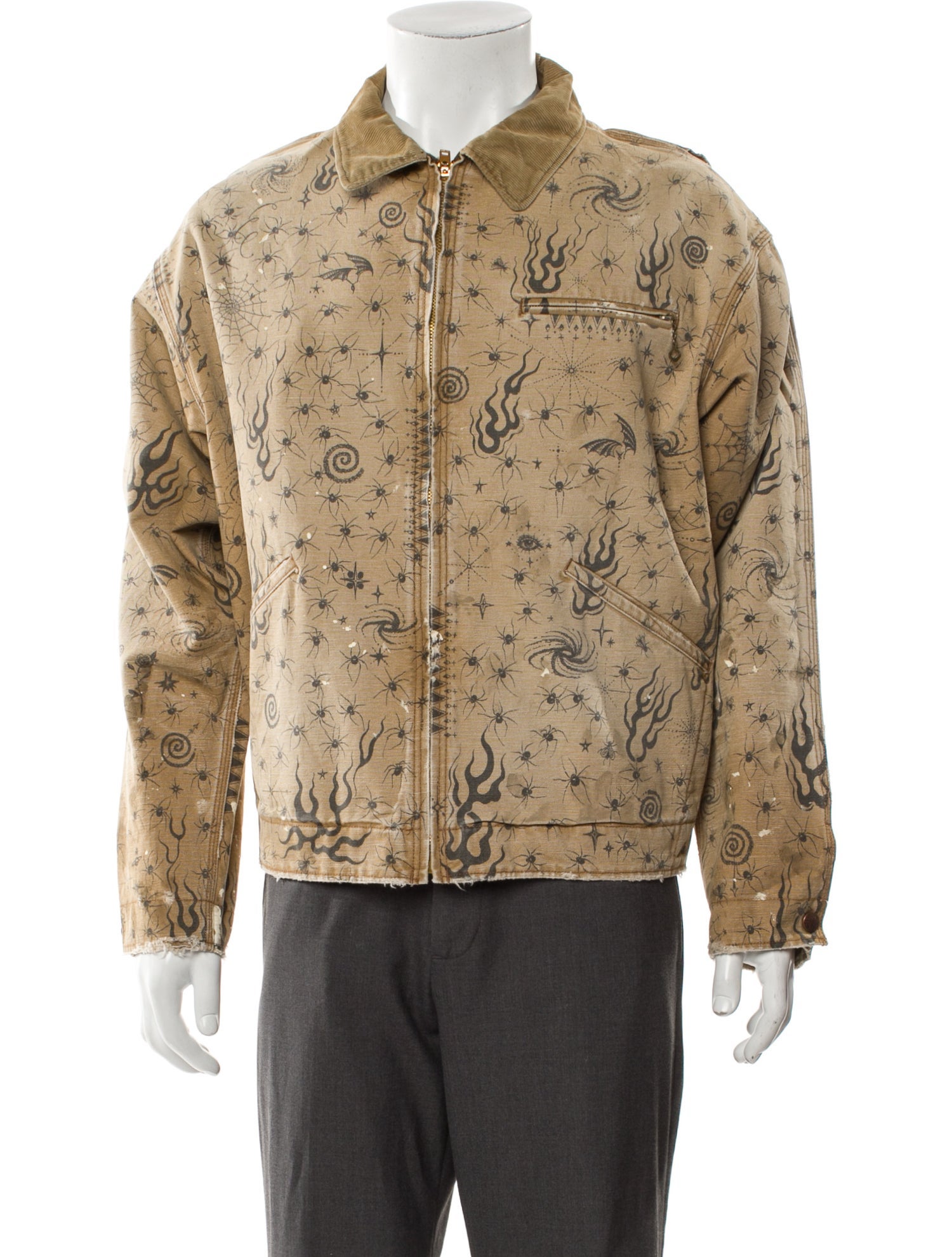 Saint MXXXXXX x Dr. Woo Printed Trucker Jacket w/ Tags