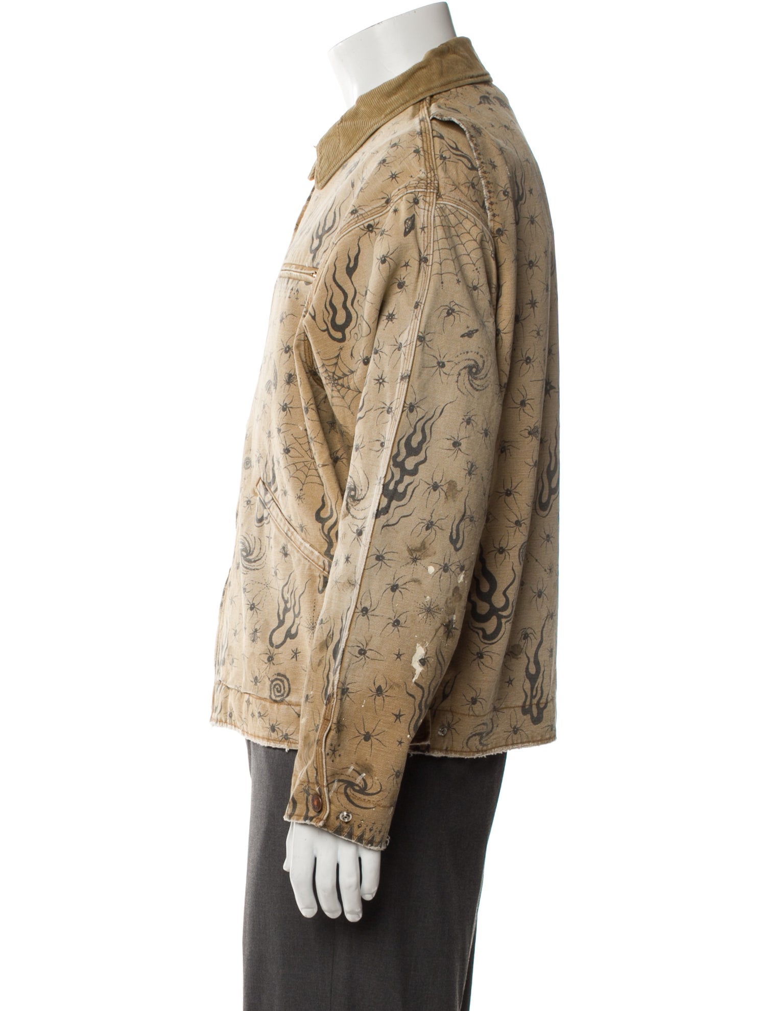 Saint MXXXXXX x Dr. Woo Printed Trucker Jacket w/ Tags