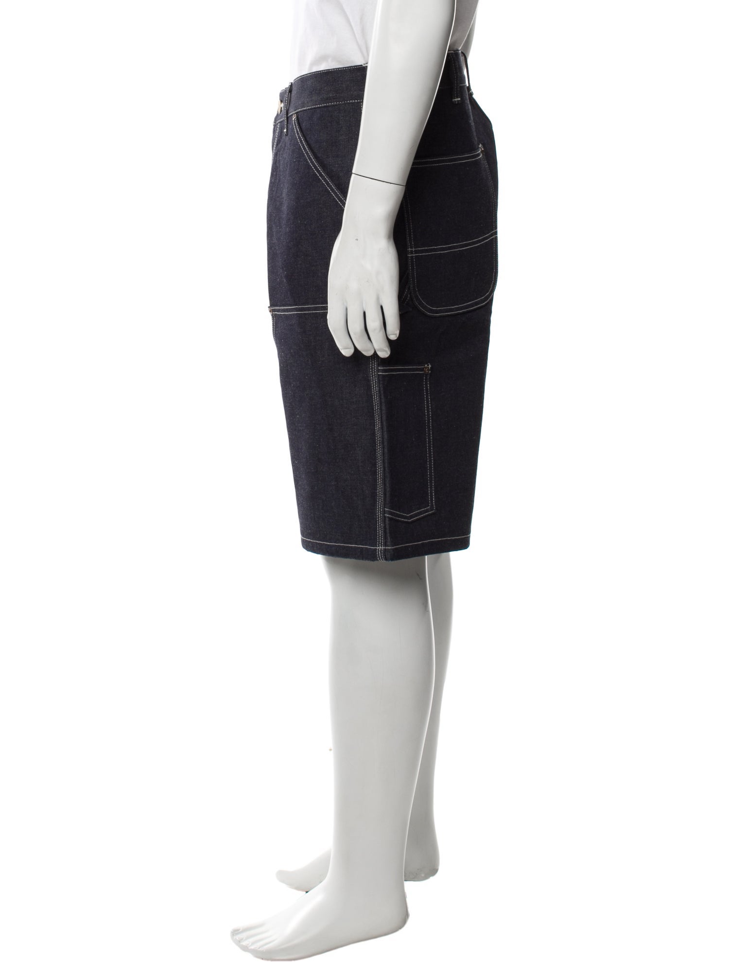 Saint MXXXXXX Double Knee Flat Front Shorts