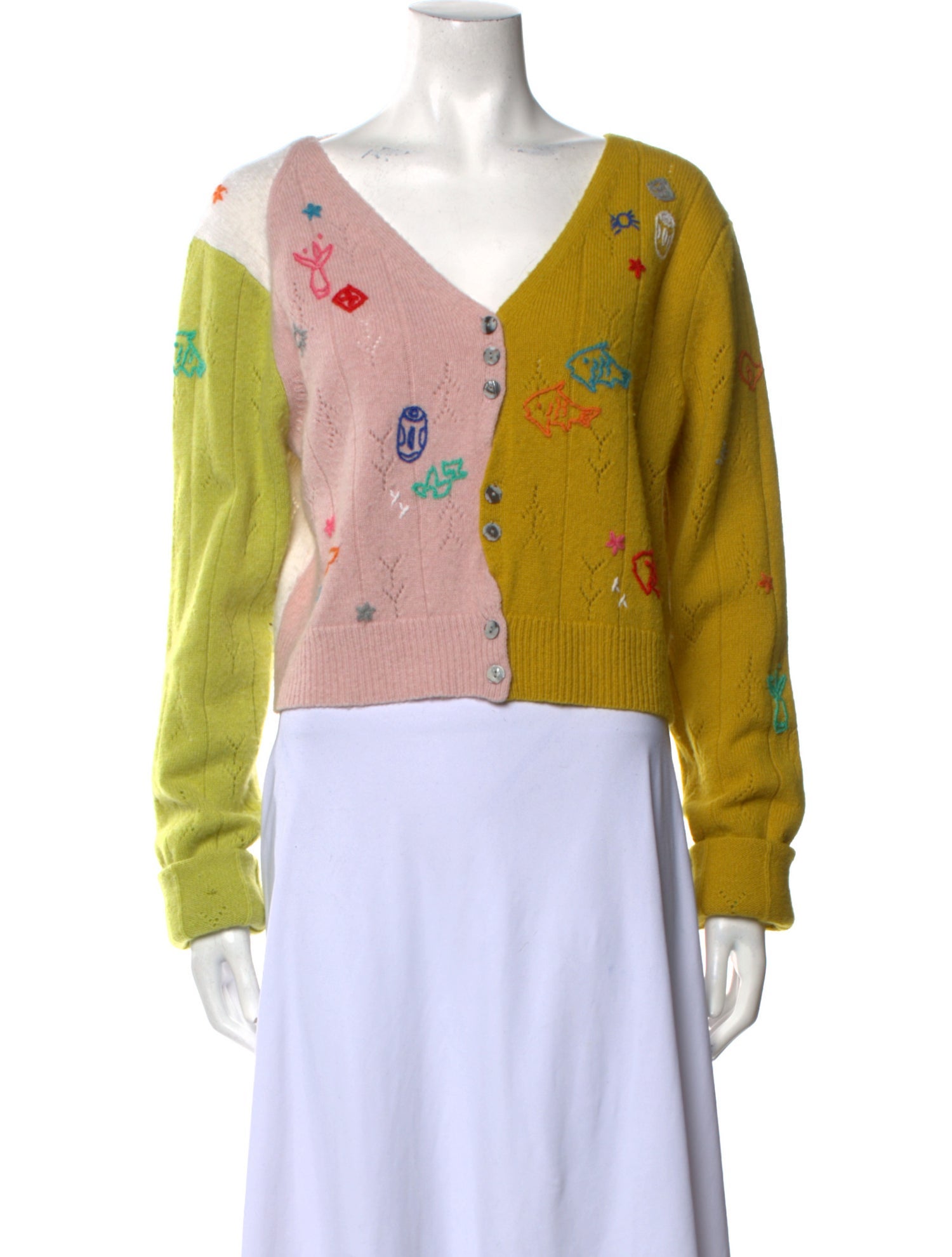 YanYan Lambswool Patterned Sweater