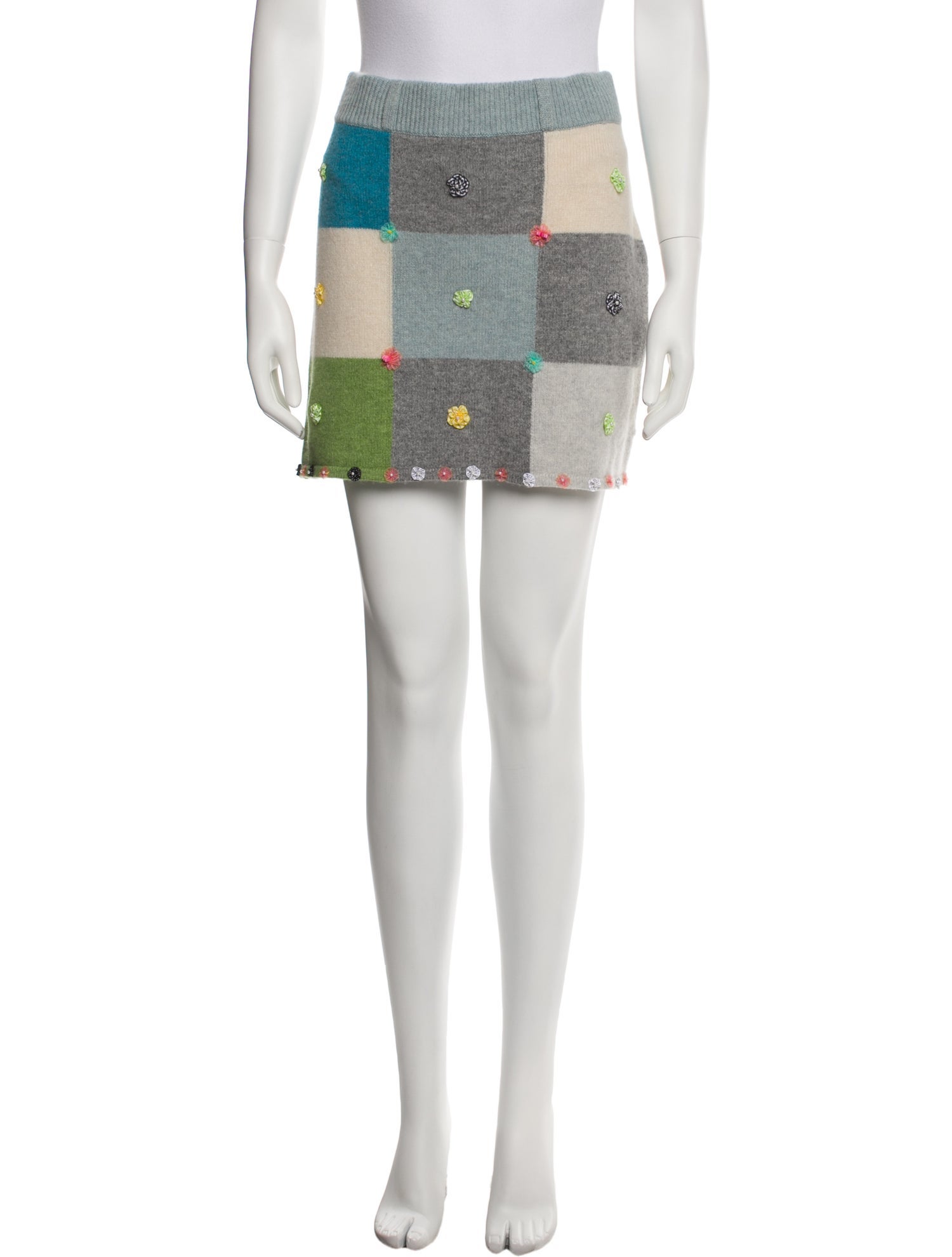 YanYan Lambswool Mini Skirt