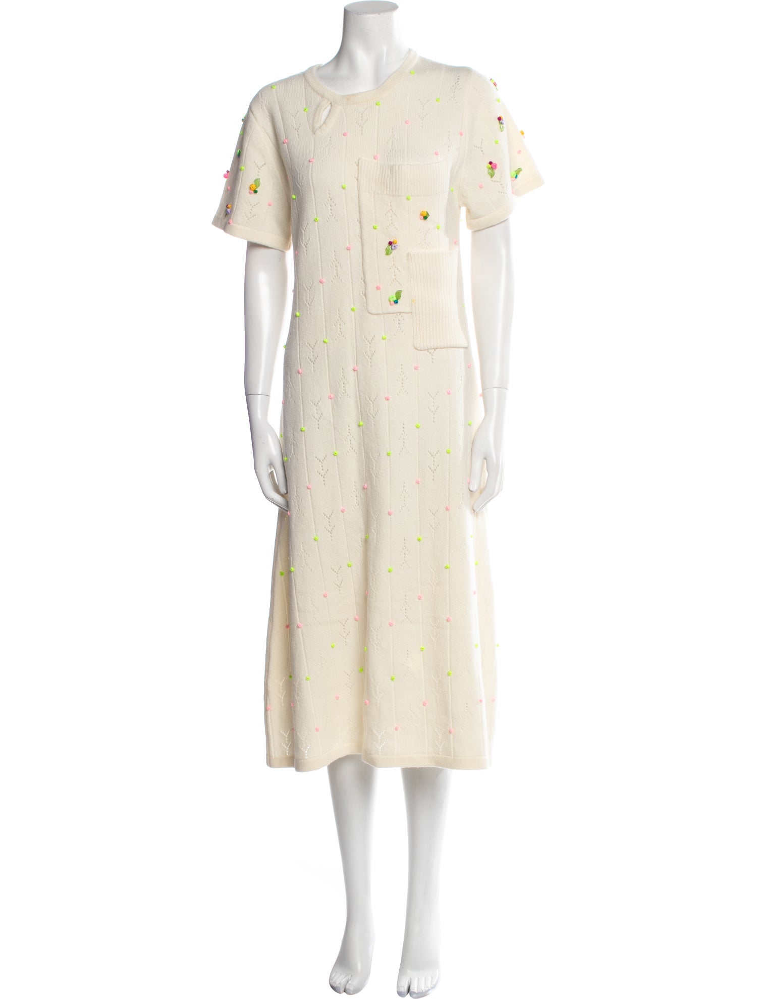 YanYan Wool Midi Length Dress