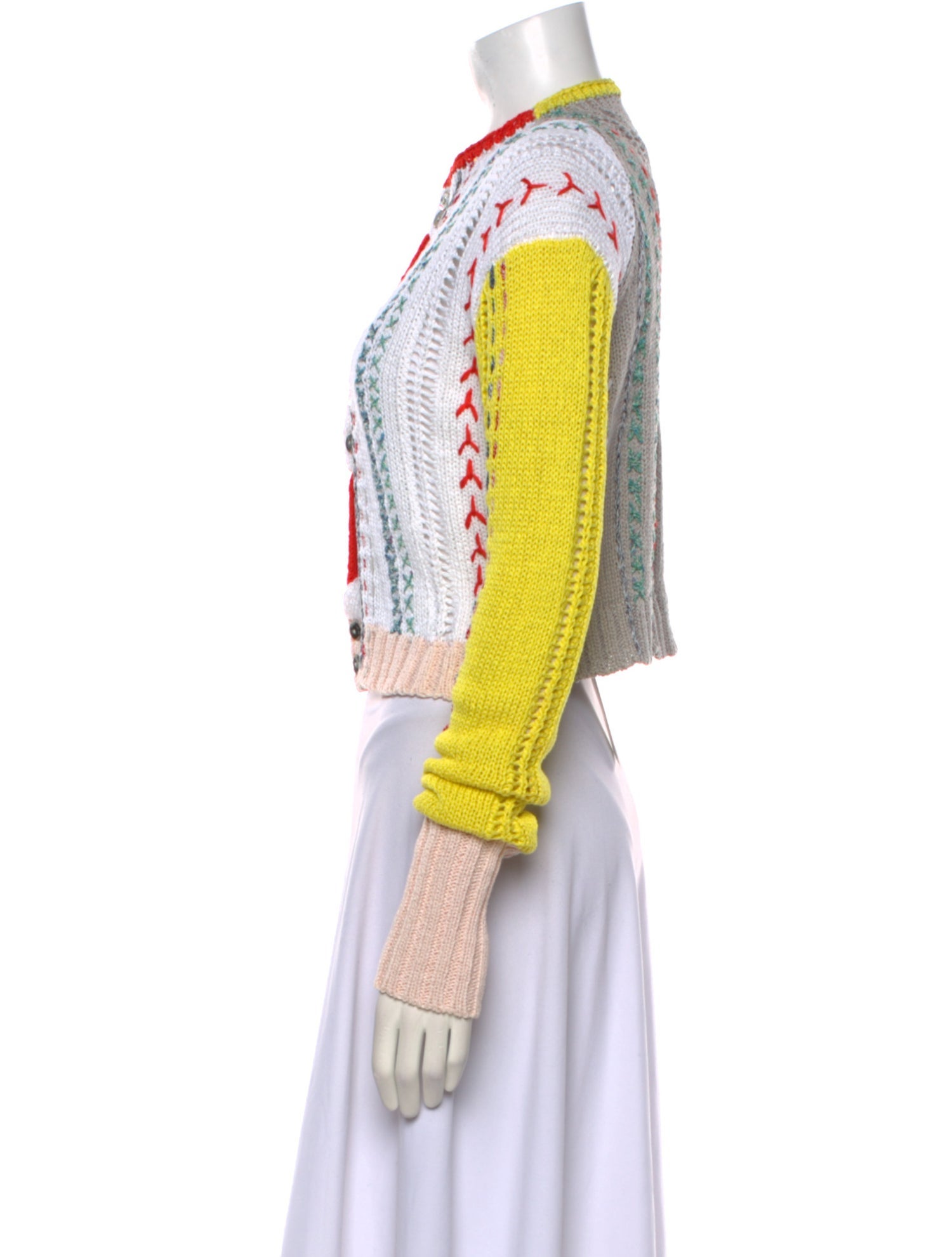 YanYan Printed Crew Neck Sweater